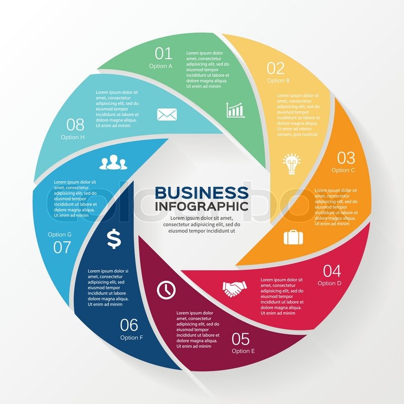 Detail Circle Infographic Template Nomer 47