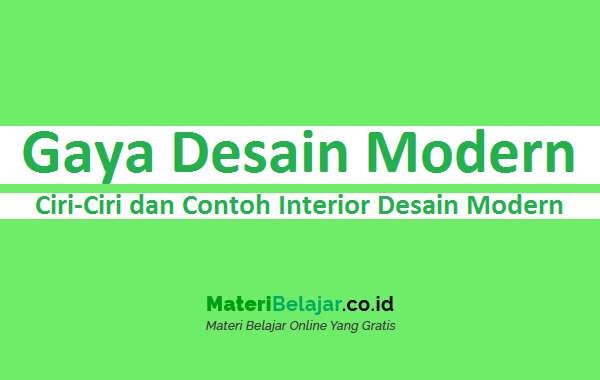 Detail Ciri Ciri Desain Interior Nomer 45