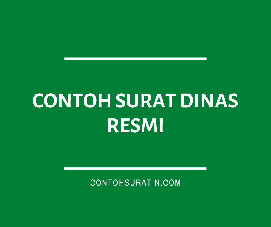 Detail Ciri Ciri Surat Resmi Nomer 47