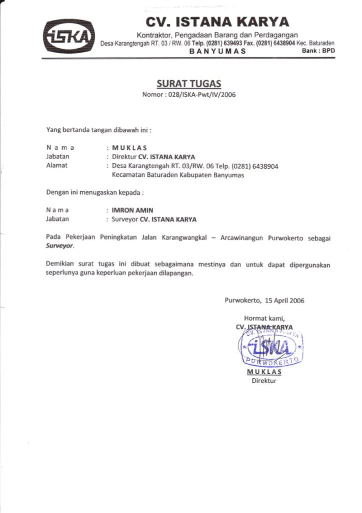 Detail Ciri2 Surat Resmi Nomer 22