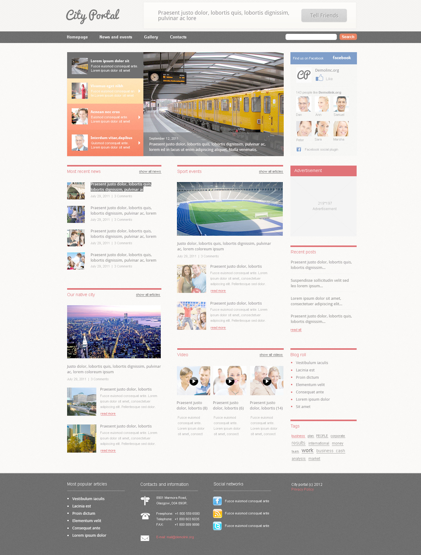 Detail City Portal Template Nomer 15