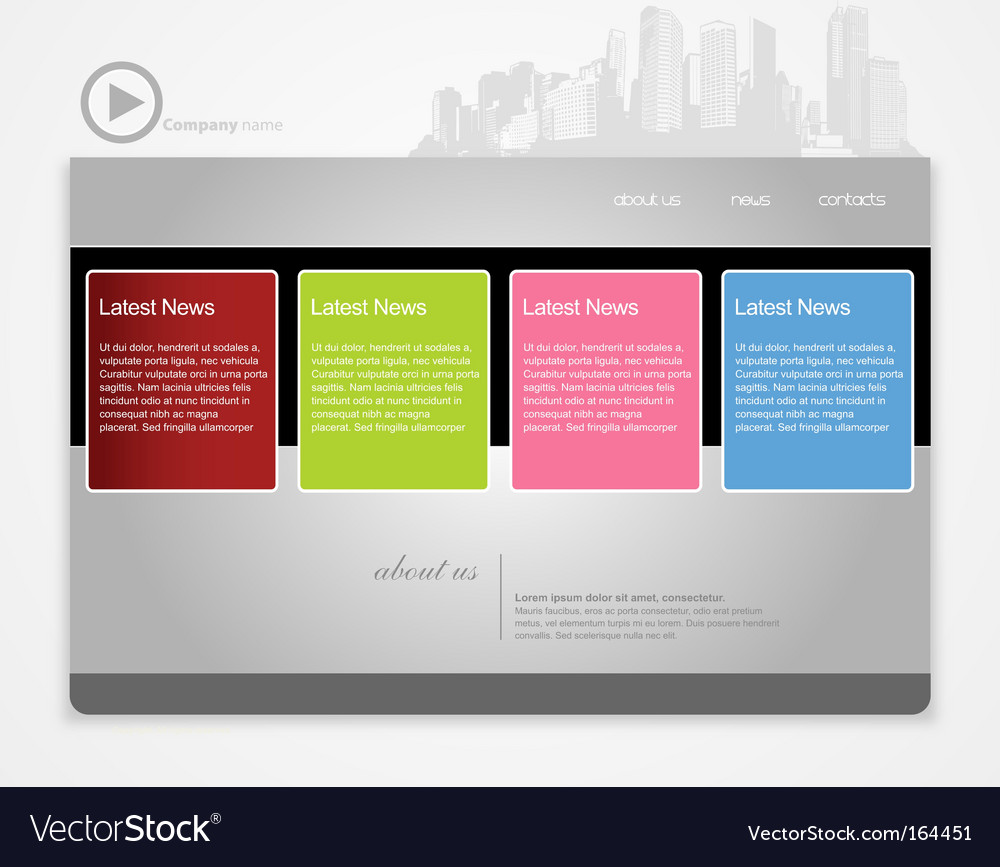 Detail City Portal Template Nomer 35