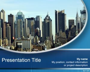 Detail City Template Powerpoint Nomer 22