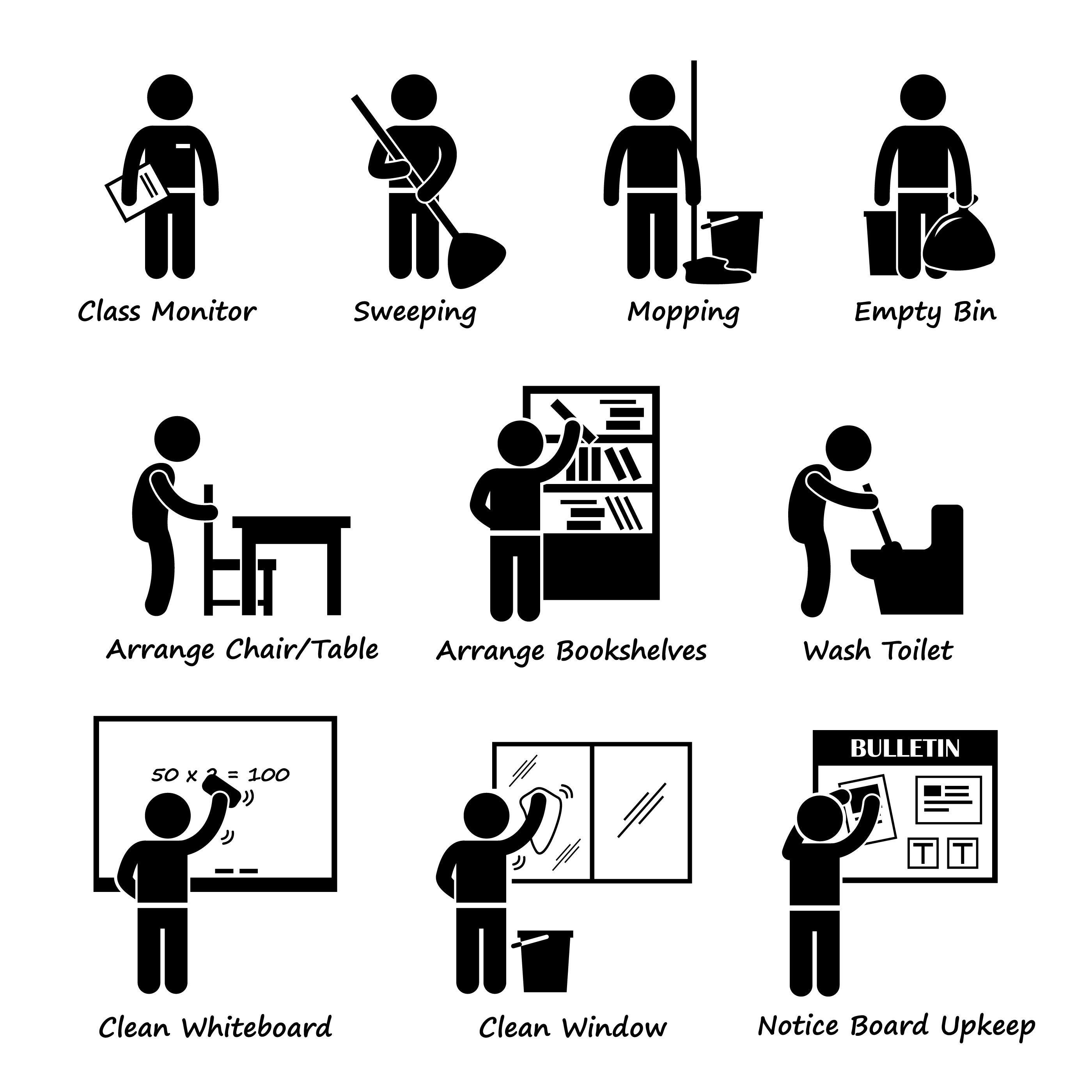 Detail Class Duty Roster Template Nomer 15