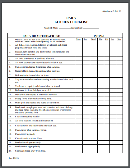 Detail Class Duty Roster Template Nomer 27