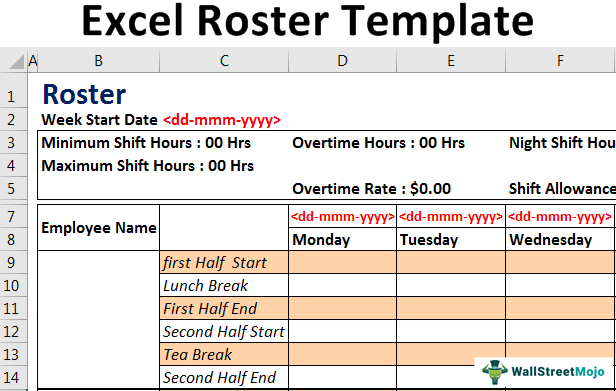 Detail Class Duty Roster Template Nomer 28