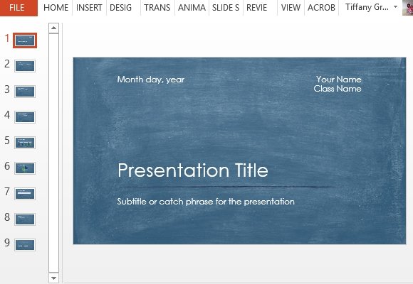 Detail Class Presentation Template Nomer 15