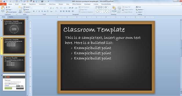 Detail Class Presentation Template Nomer 18