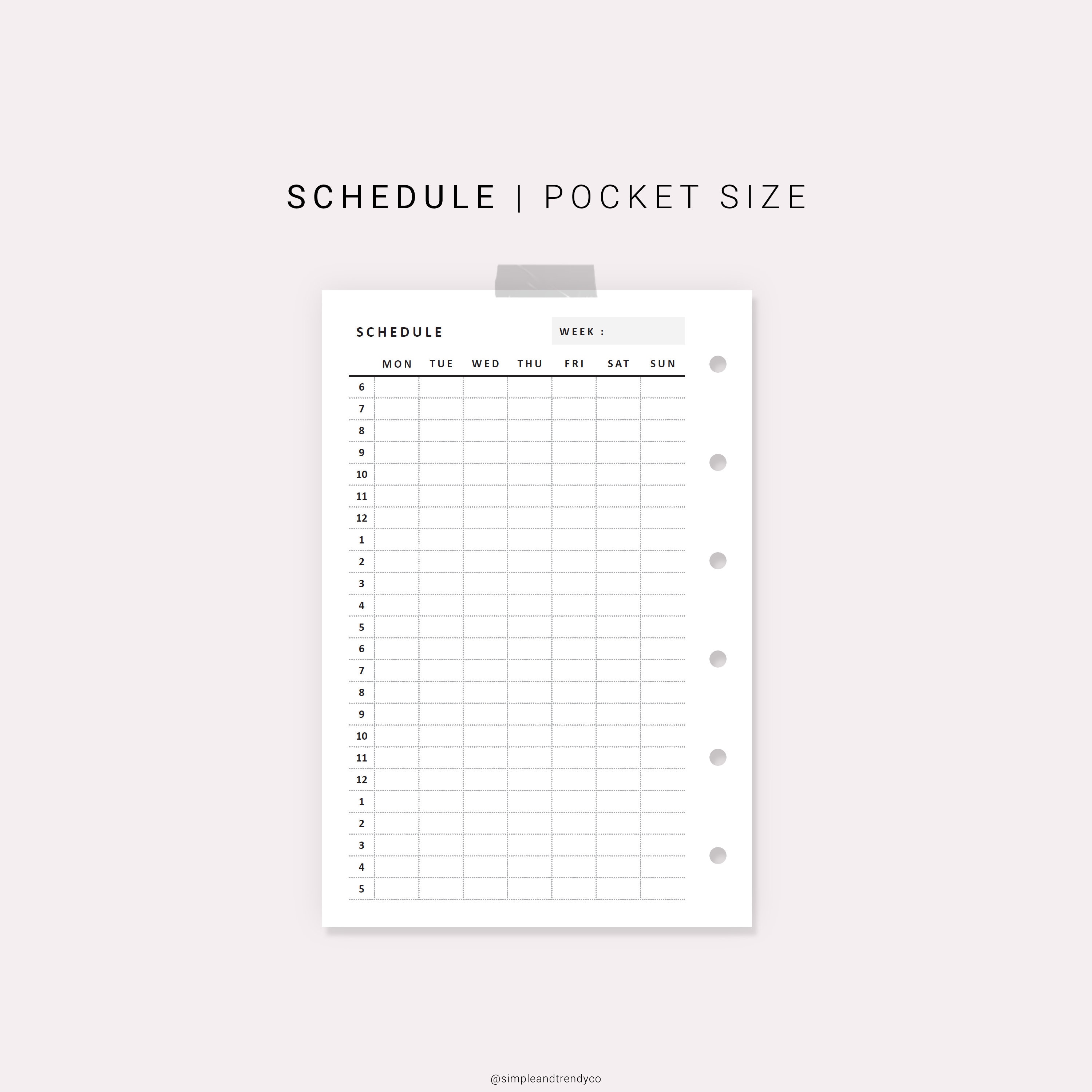 Detail Class Schedule Template Nomer 48