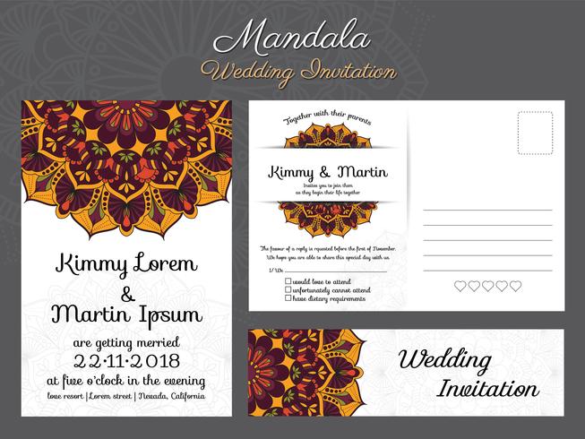 Detail Classic Invitation Card Template Nomer 49