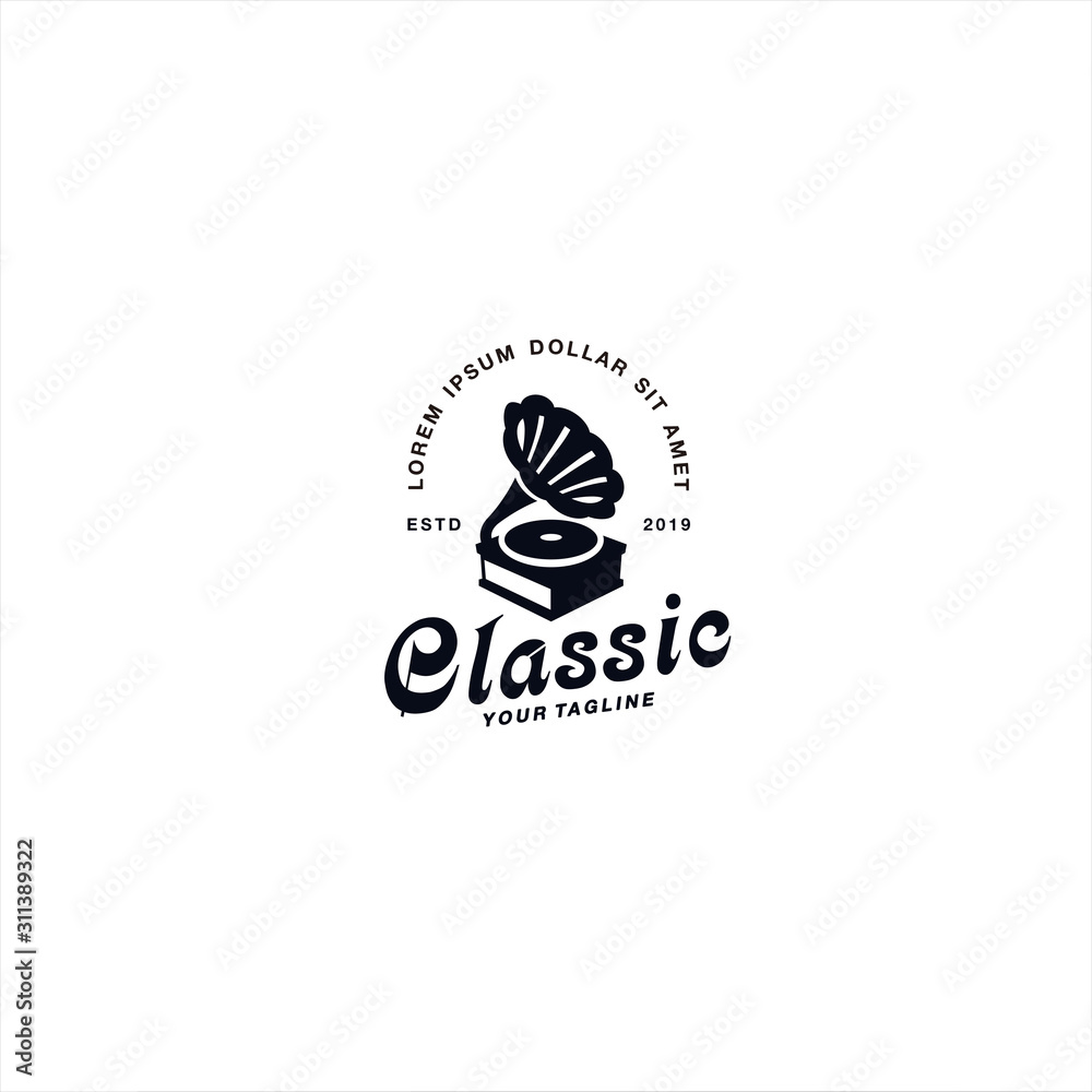 Detail Classic Logo Template Nomer 13