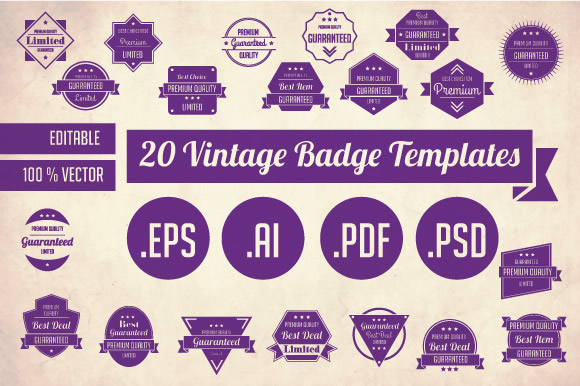 Detail Classic Logo Template Nomer 46