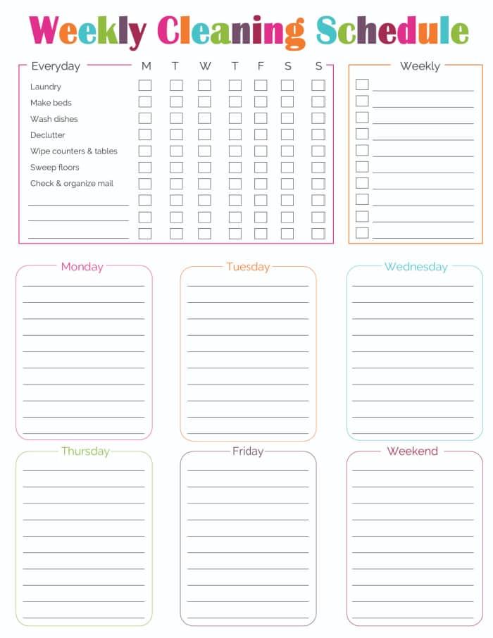 Detail Cleaning Checklist Template Nomer 38