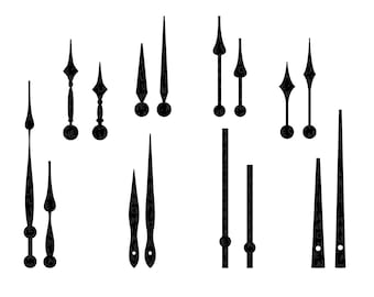 Detail Clock Hands Template Nomer 13