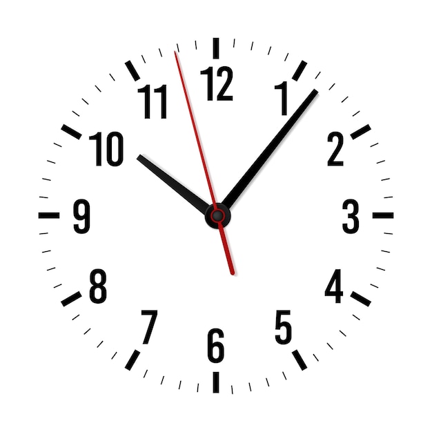Detail Clock Hands Template Nomer 14
