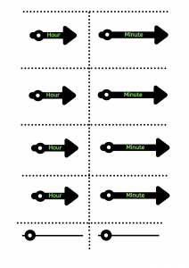 Detail Clock Hands Template Nomer 15