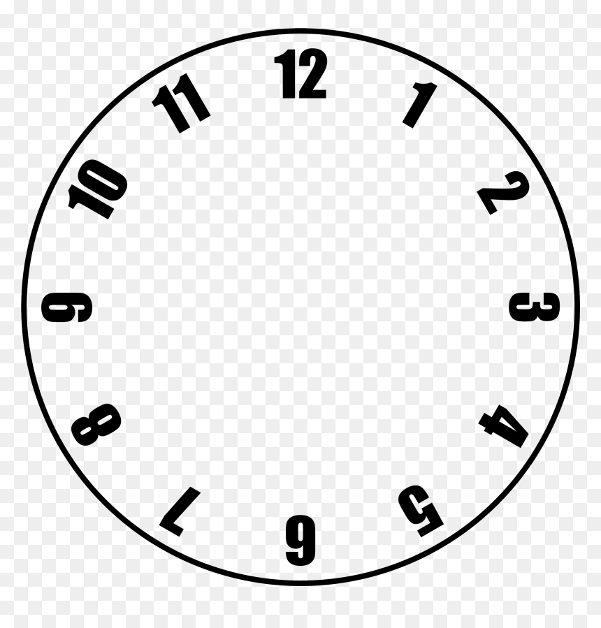 Detail Clock Hands Template Nomer 29