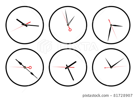 Detail Clock Hands Template Nomer 30