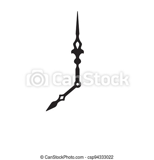 Detail Clock Hands Template Nomer 36