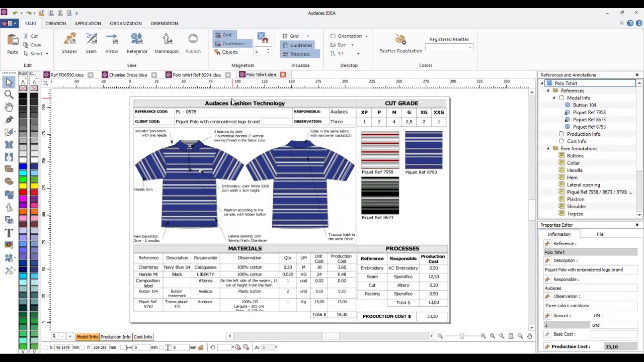 Detail Clothing Tech Pack Template Nomer 14