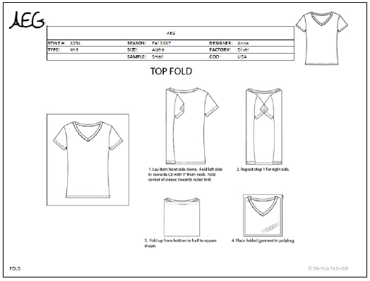 Detail Clothing Tech Pack Template Nomer 36