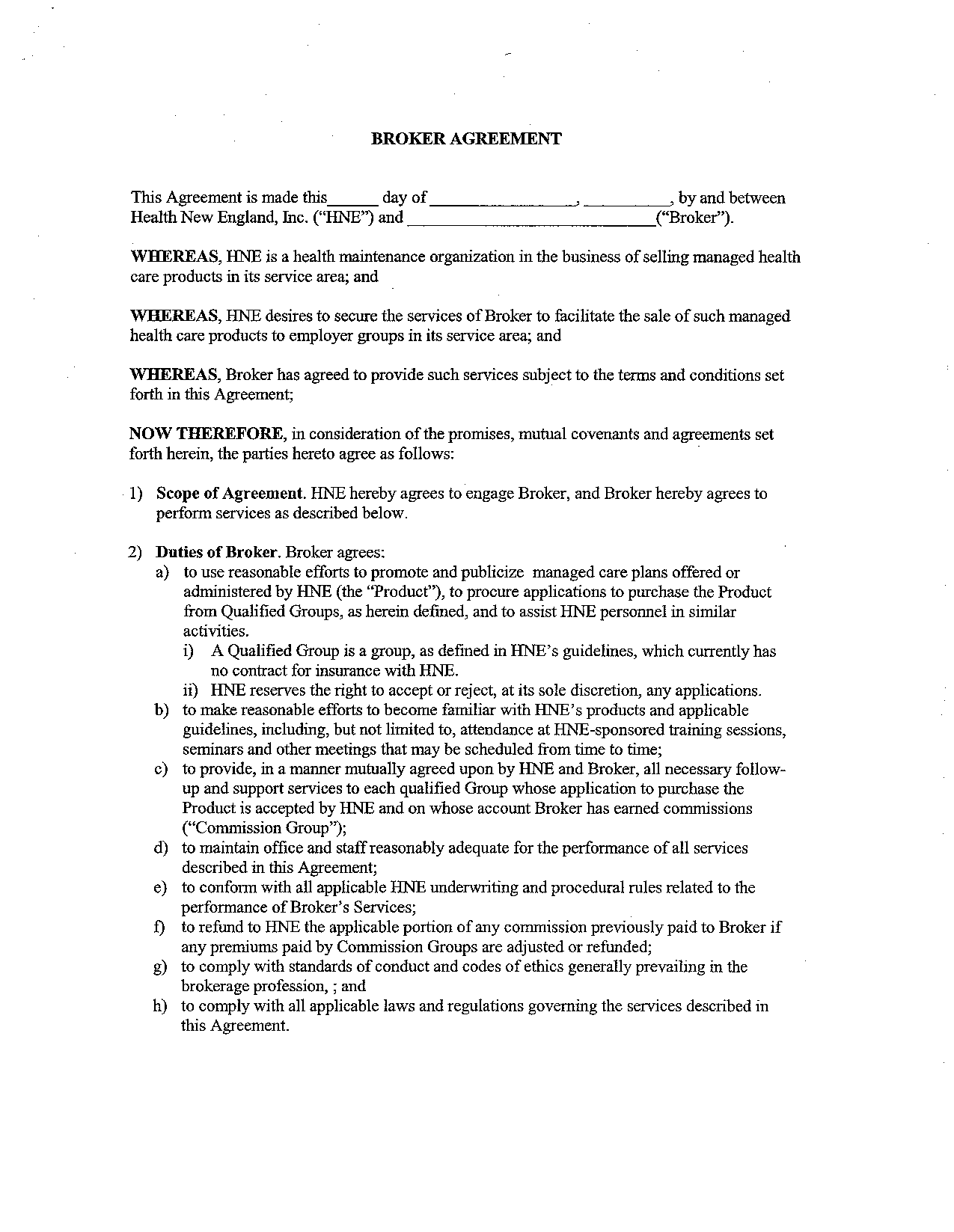 Detail Co Broker Agreement Template Nomer 20