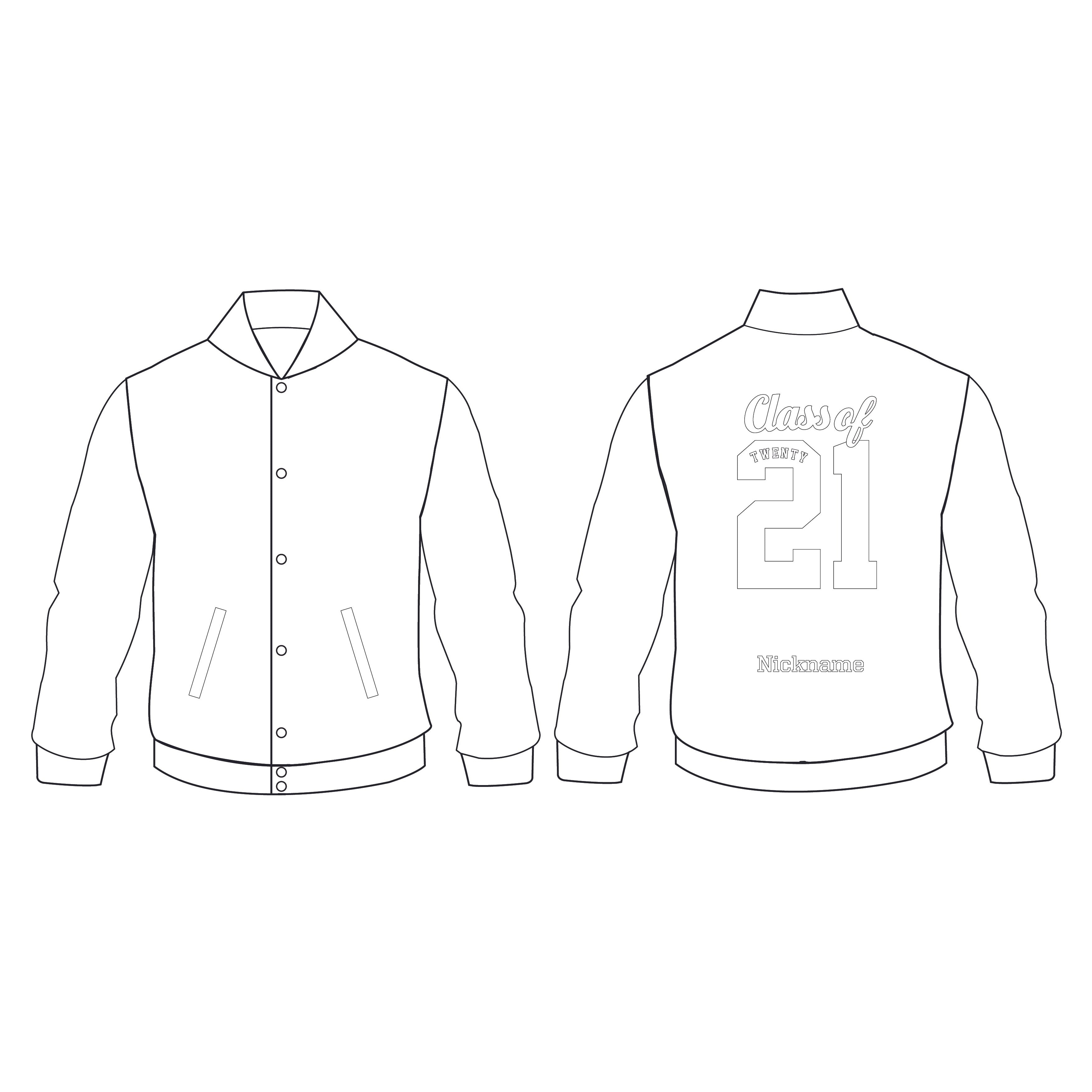 Detail Coach Jacket Template Nomer 51