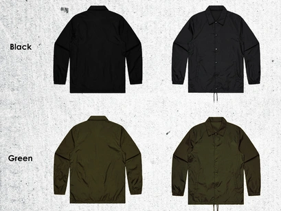 Detail Coach Jacket Vector Template Nomer 38