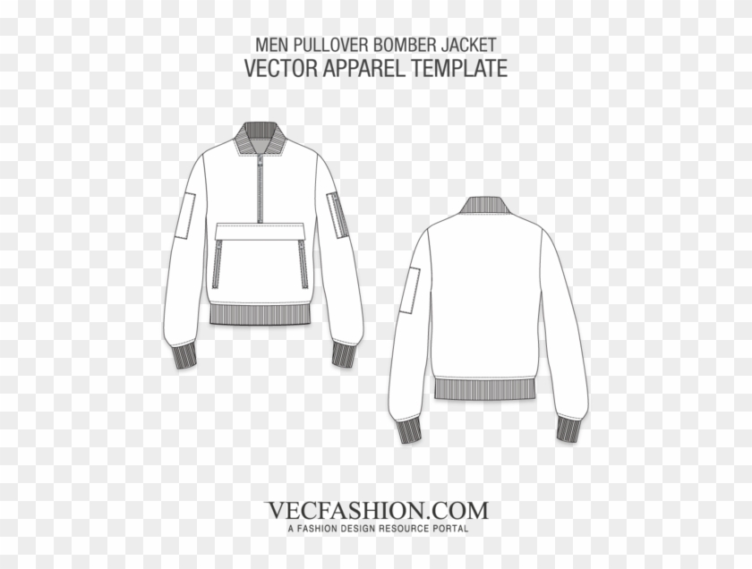 Detail Coach Jacket Vector Template Nomer 48