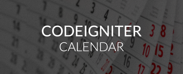 Detail Codeigniter Calendar Template Nomer 24