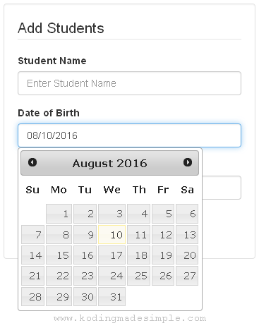 Detail Codeigniter Calendar Template Nomer 25