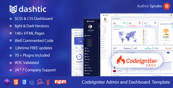 Detail Codeigniter Template Admin Nomer 27