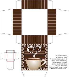 Detail Coffee Box Template Nomer 2