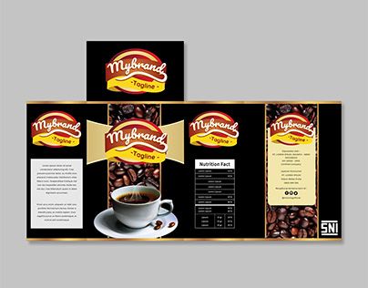 Detail Coffee Box Template Nomer 13