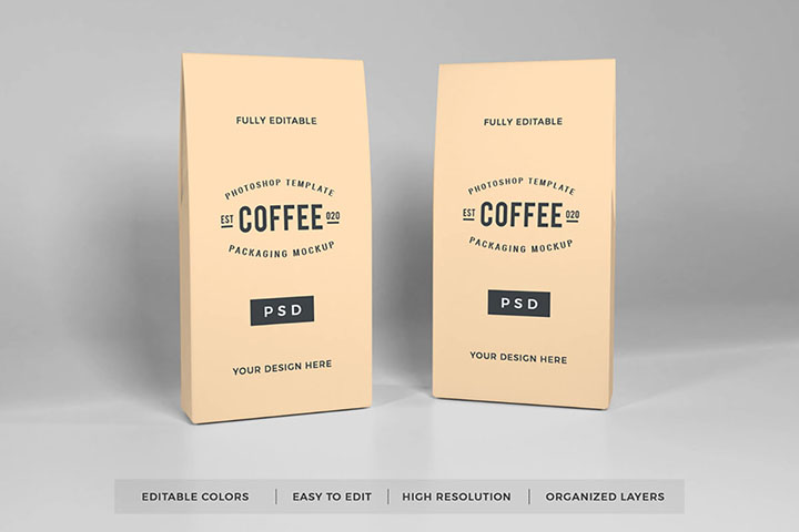 Detail Coffee Box Template Nomer 33