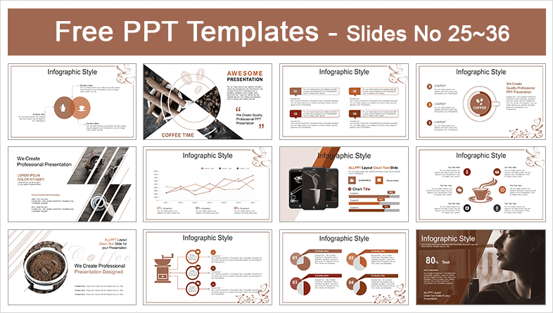 Detail Coffee Ppt Template Nomer 19