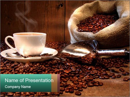 Detail Coffee Ppt Template Nomer 41