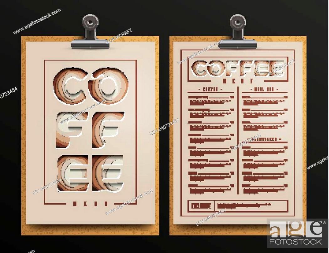 Detail Coffee Shop Menu Template Free Nomer 47