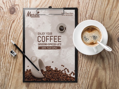 Detail Coffee Shop Poster Template Nomer 12