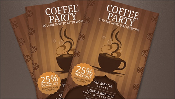 Detail Coffee Shop Poster Template Nomer 3