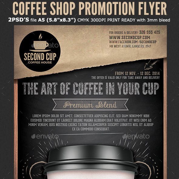 Detail Coffee Shop Poster Template Nomer 20