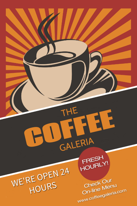 Detail Coffee Shop Poster Template Nomer 21