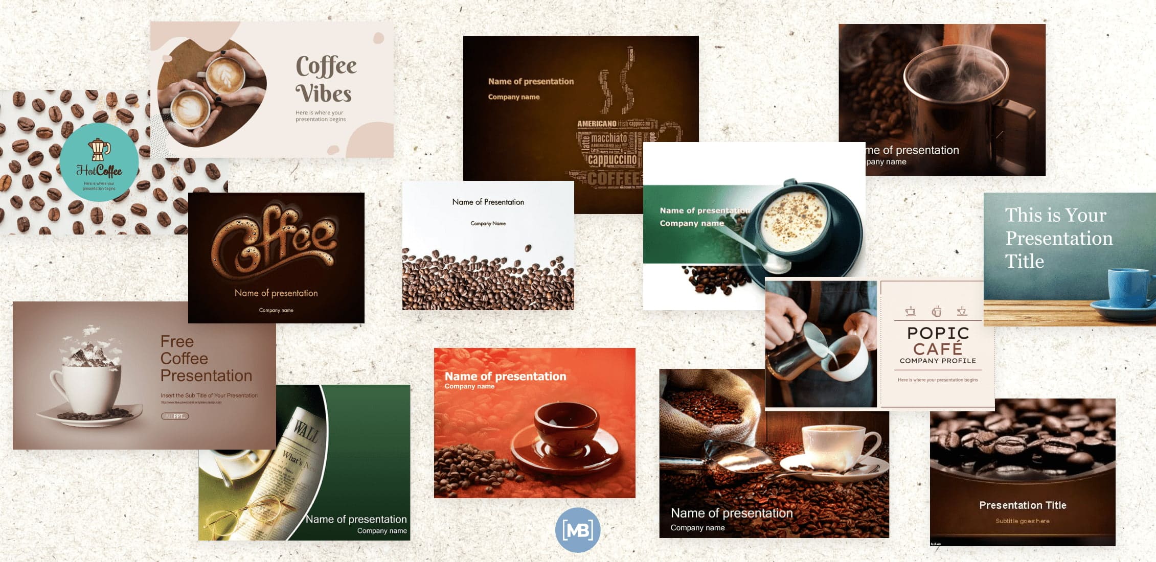 Download Coffee Shop Powerpoint Template Nomer 21