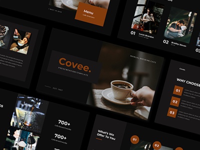 Detail Coffee Shop Powerpoint Template Nomer 25