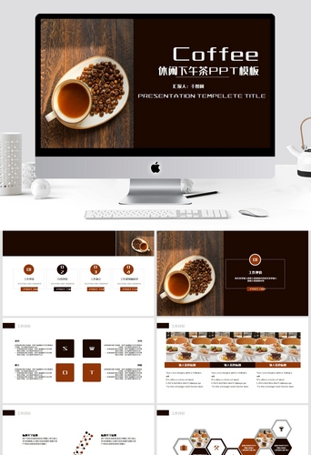 Detail Coffee Shop Powerpoint Template Nomer 29