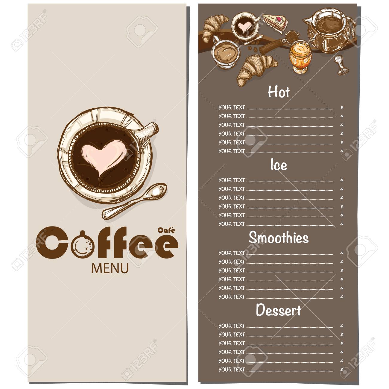 Detail Coffeeshop Menu Template Nomer 4