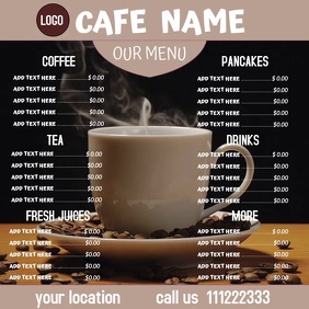 Detail Coffeeshop Menu Template Nomer 34