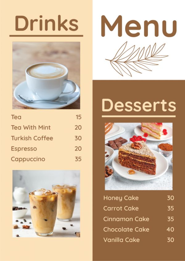 Detail Coffeeshop Menu Template Nomer 49