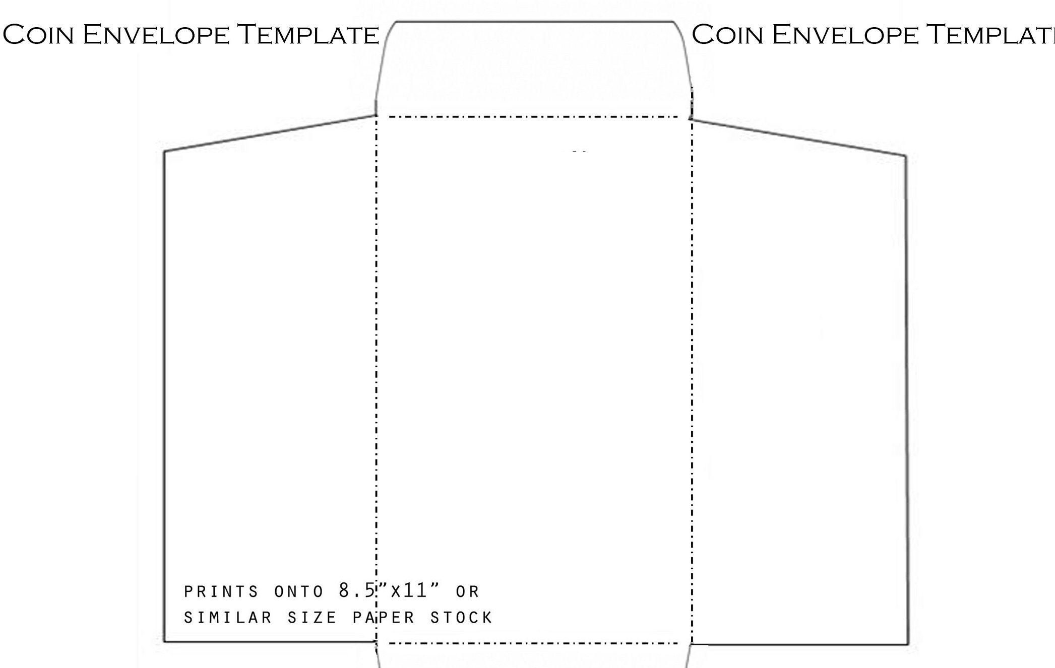 Detail Coin Envelope Template Nomer 43