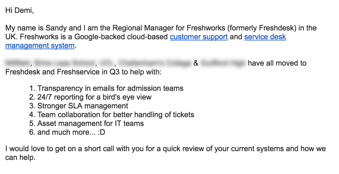 Detail Cold Email Template Nomer 13